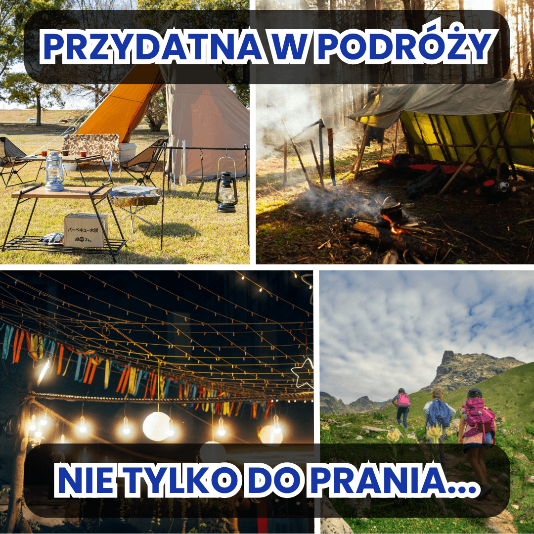 MultiDry - wielofunkcyjna, zwijana linka na pranie