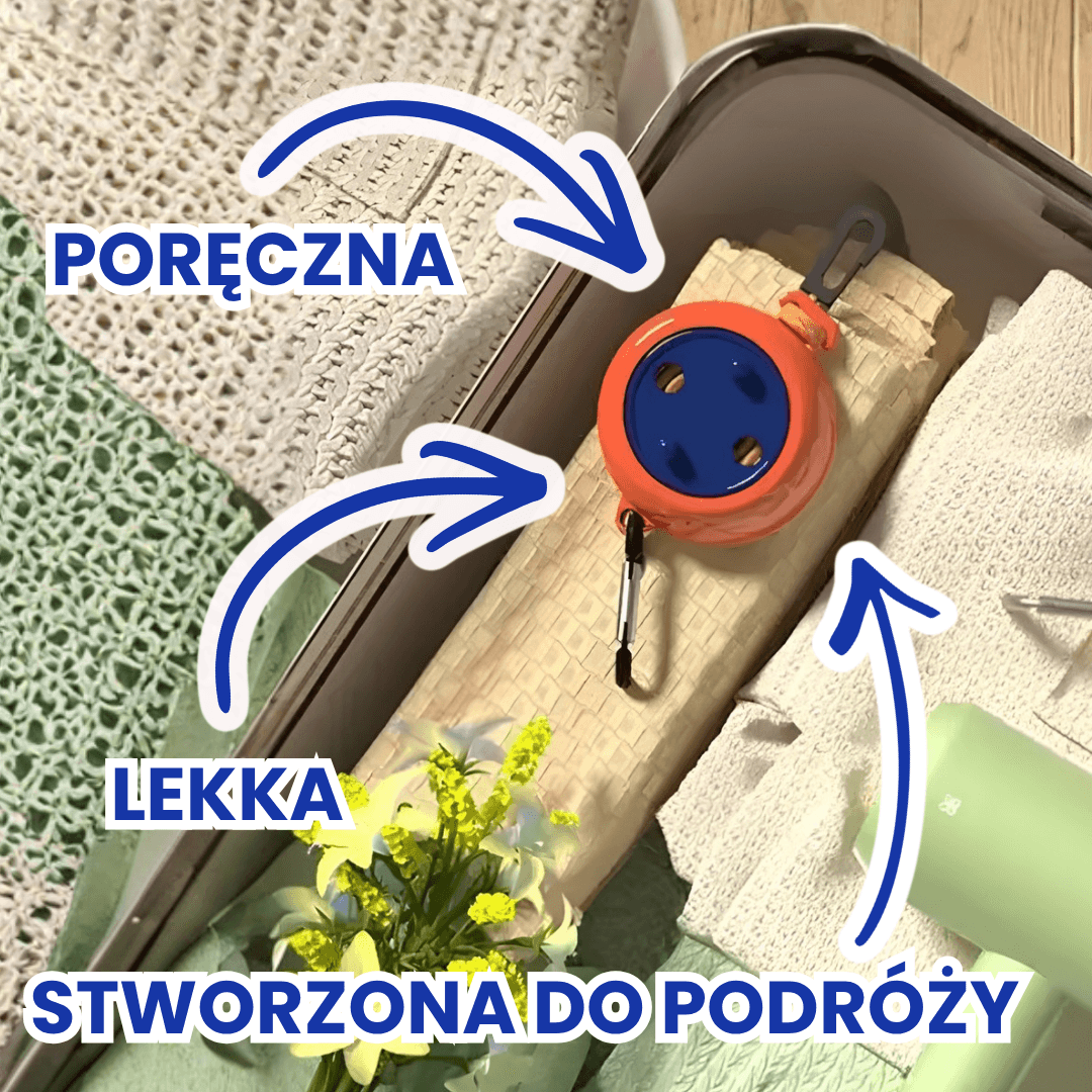 MultiDry - wielofunkcyjna, zwijana linka na pranie